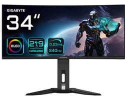 Gigabyte MO34WQC2 - Curved Ultrawide OLED Gaming Monitor - 240hz - 34 inch