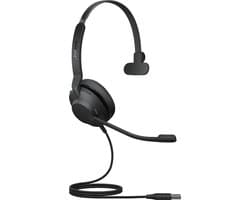 Jabra Evolve2 30 Headset Bedraad Hoofdband Kantoor/callcenter USB Type-A Zwart