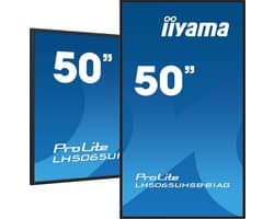 iiyama LH5065UHSB-B1AG beeldkrant Digitale signage flatscreen 125,7 cm (49.5") LCD Wifi 800 cd/m² 4K Ultra HD Zwart Type processor Android 11 24/7