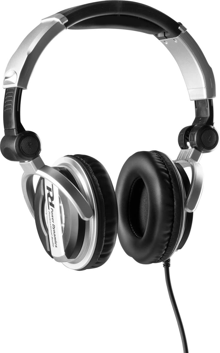 Koptelefoon - Power Dynamics PH510 koptelefoon over-ear met inklapbare schelpen en krulsnoer. Perfect voor onderweg of voor de DJ! — afbeelding 1