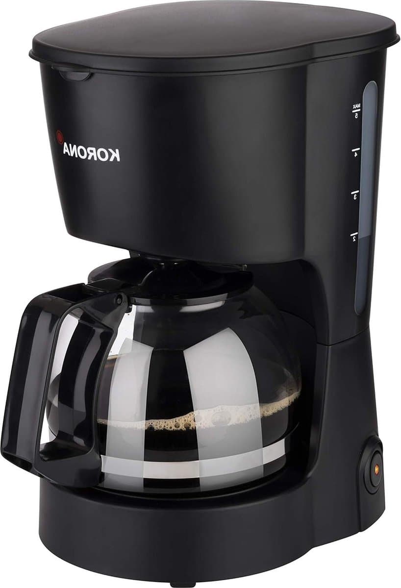 Koffiezetapparaat - zwart - filter - 5 kopjes - één kan - 600 watt — afbeelding 1