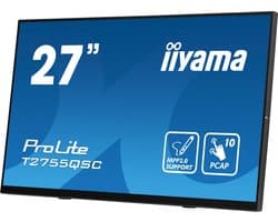 iiyama ProLite T2755QSC-B1 - 27 Inch - IPS - QHD - 10 punts touch