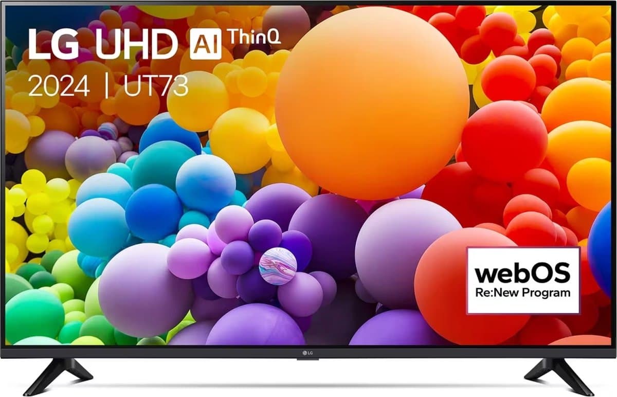 LG 43UT73 43 inch 4K Ultra HD LED Smart TV 60 Hz 2024 — afbeelding 1
