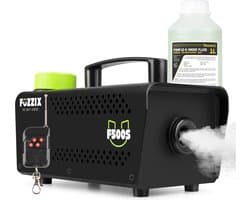 Party Rookmachine - Fuzzix F500S - Met 1 liter rookvloeistof en draadloze afstandsbediening - 500W