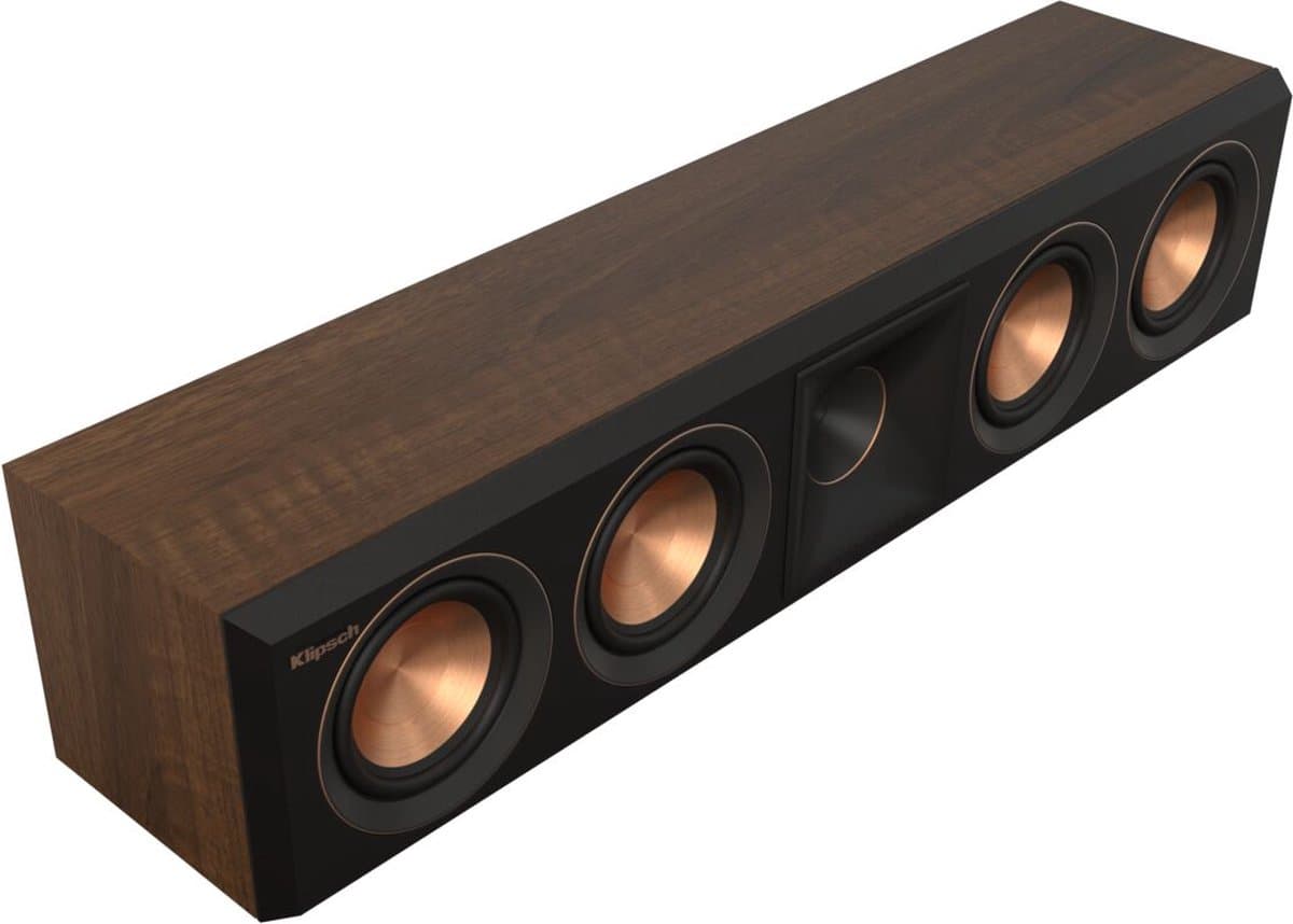 Klipsch RP404C walnut center luidspreker — afbeelding 1