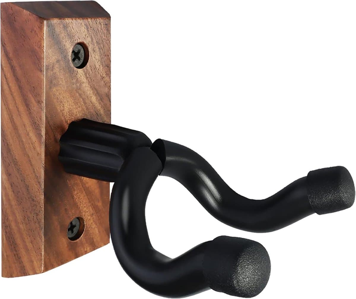 YONO Gitaar Muurbeugel - Wandbeugel - Wandsteun Beugel - Muur Houder - Accessoires - Hout — afbeelding 1