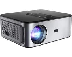 Elementkey BeamBurst – 8K LED - 5G WiFi - High End Beamer Projector – 700 ANSI Lumen – Bluetooth 5.1 - Home Theater - 40-300 Inch – Android System - Zilver