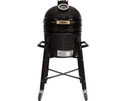 Patton Premium Kamado 15" met Verrijdbaar Onderstel - Medium - Ø33,5 cm - Zwart