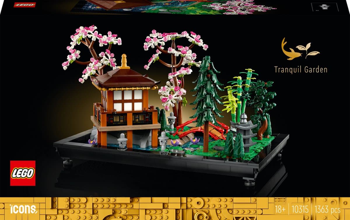 LEGO Icons - Rustgevende tuin Constructiespeelgoed — afbeelding 1