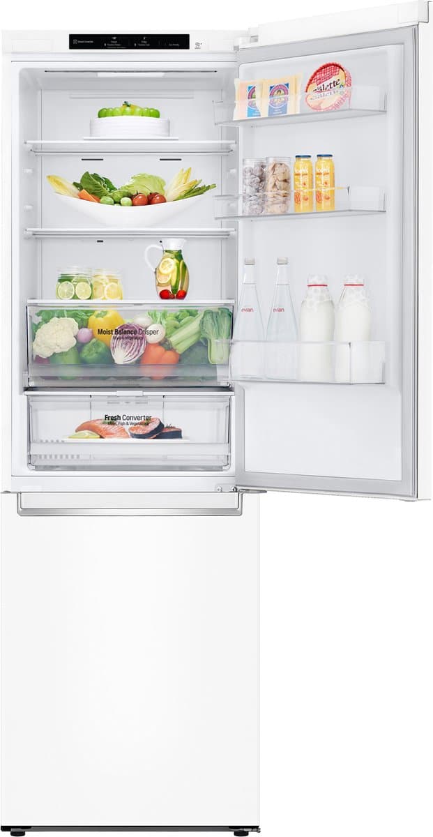 LG GBB61SWGCN1 - 341L koel-vriescombinatie met DoorCooling+™ - Moist Balance Crisper™ - FreshConverter™ - Smart Inverter Compressor - Beste uit de Test en Beste Koop Consumentenbond April 2023 — afbeelding 1