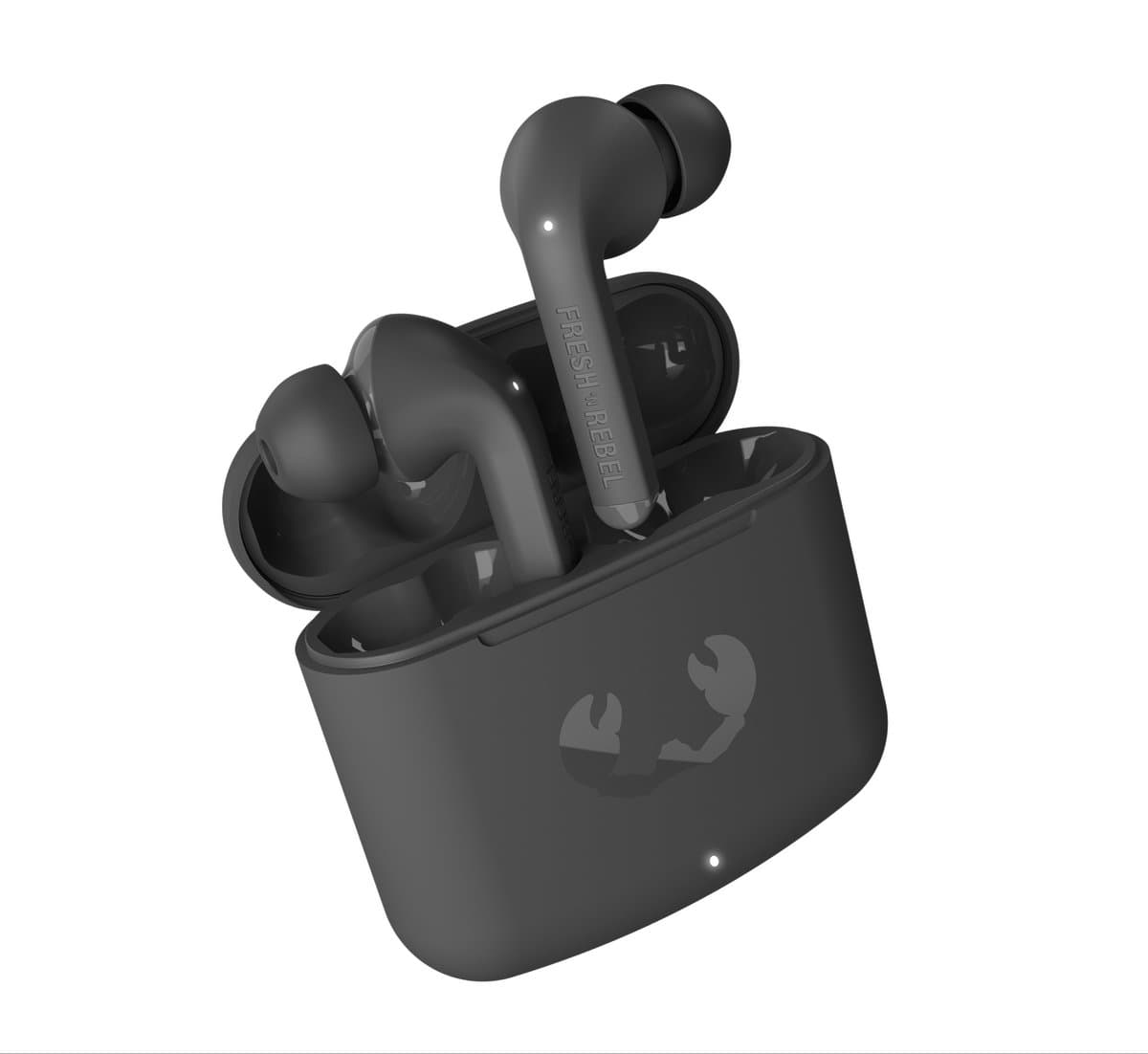 Fresh 'n Rebel Twins Fuse - Draadloze Bluetooth Oordopjes – Oortjes met tip - 30 uur speelduur - Storm Grey — afbeelding 1