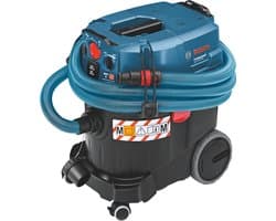 Stofzuiger GAS 35 M AFC (NL+LUX) (3 x zuigbuis verchroomd 0,35 m, afvoerzak, bochtstuk, slang 5 m, Ø 35 mm antistatisch met gereedschapsmof, spleetmondstuk 250 mm, vlakke vouwfilter PES, vloerzuigmondset)