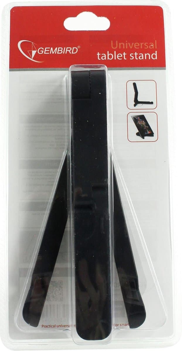 Gembird tabletstandaard universeel - TA-TS-01 zwart — afbeelding 1