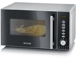 Severin MW 7773 - Combi Magnetron met Grill en Hetelucht - 20 Liter - 10 Vermogensstanden – Pizzafunctie