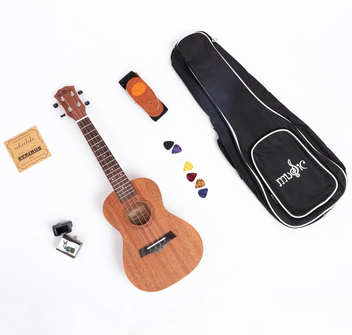Knobbout Music United Tenor Ukelele Sapeli volledig pakket — afbeelding 1