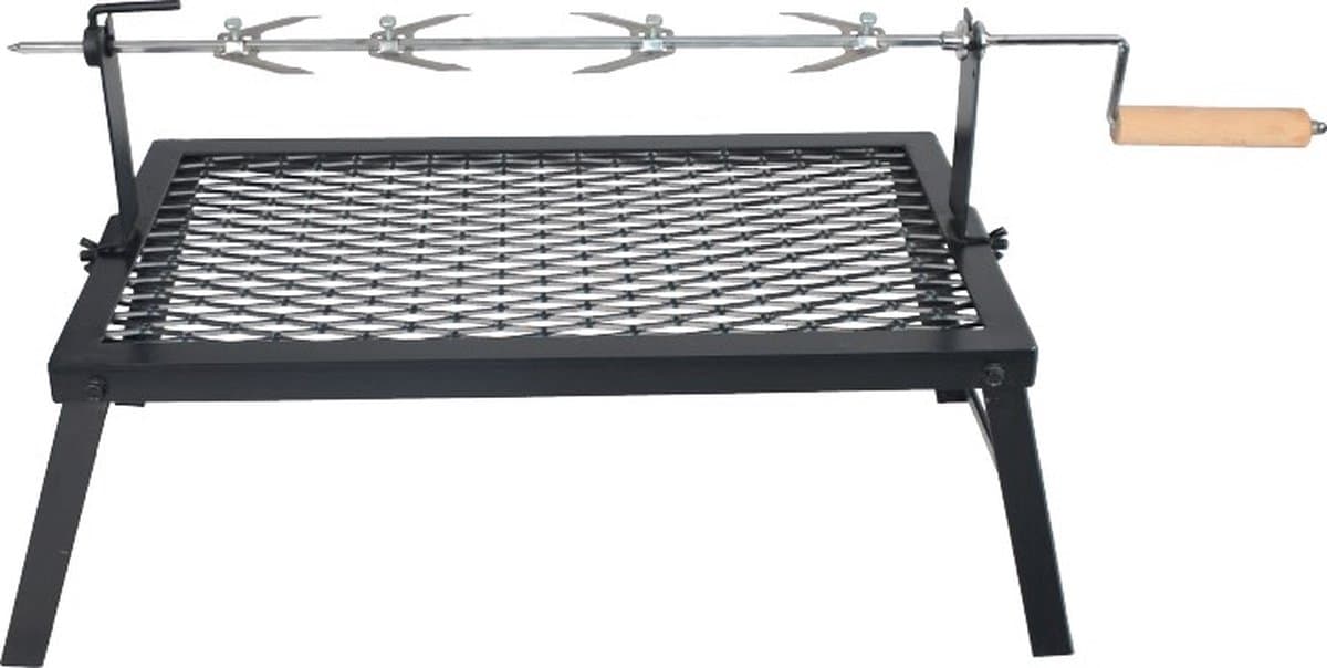 Kampvuur Grill Rooster Large - Inclusief Opbergtas En Kip Spies - Kip Grillen - Camping & Outdoor — afbeelding 1
