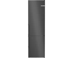 Bosch KGN39VXCT - Serie 4 - Koelkast - Koel-vriescombinatie - Zwart - Total No Frost nooit meer je vriezer ontdooien - VitaFresh houd etenswaren langer vers met extra ruime vershoudlades - Led verlichting - Energielabel C