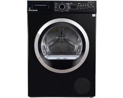 Fram Warmtepompdroger - 8 KG - Wasdroger - 15 Programma's - LED display - Zwart