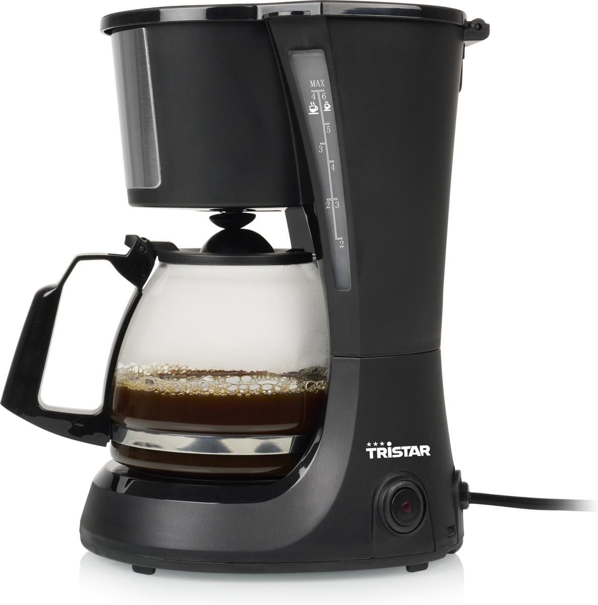 Tristar Koffiezetapparaat filterkoffie 600W - CM-1281 - 0,75L, 6 koppen - Camping geschikt - Zwart - WK — afbeelding 1