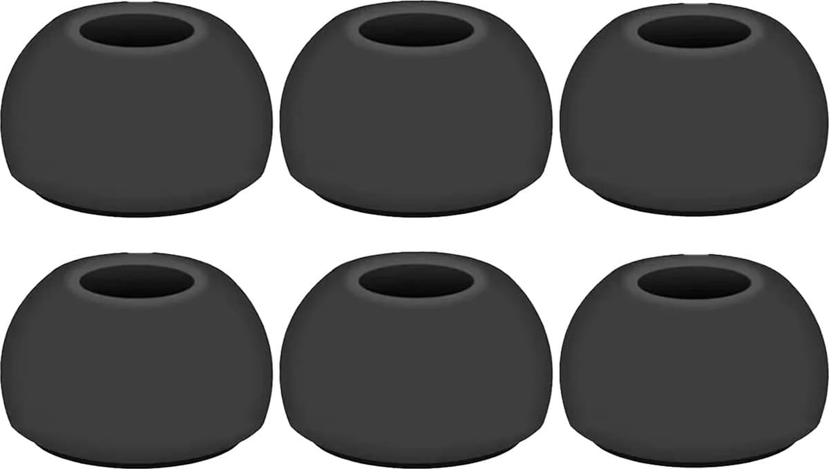 Ibley ComfortFit Siliconen oortips voor Samsung Galaxy Buds 3 Pro grijs - Siliconen Earplug - S/M/L formaat - 3 paar - 3 maten - Galaxy Buds 3 Pro oortips — afbeelding 1