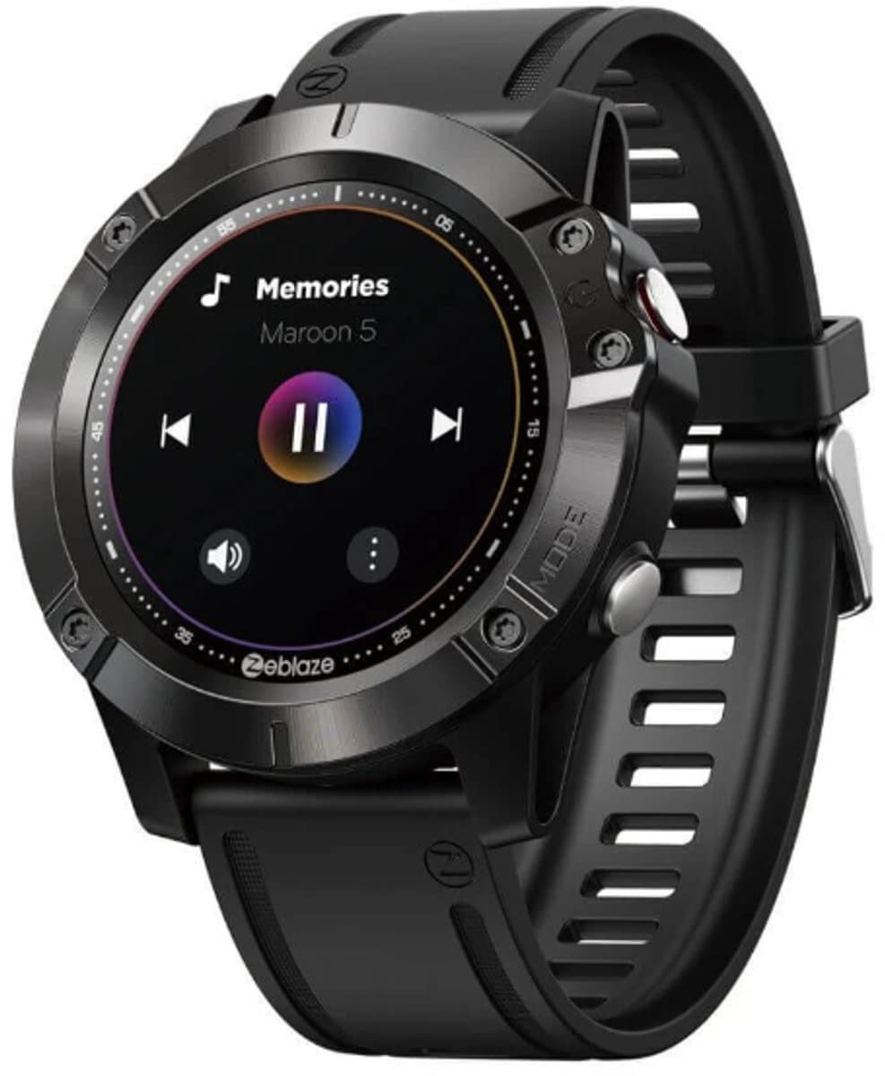 DrPhone ModelX8 – 1.3Inch IPS Full-color Touchscreen Smartwatch - Bluetooth 5.0 – Mobiele App - 24/7 Hartslagmonitoring – Bloeddrukmeting - SpO2 Zuurstofsaturatie-Meting - Zwart — afbeelding 1
