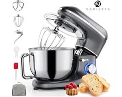Equivera Deegmachine - Kneedmachine - Deegmixer - Keukenmixer - Keukenmachine