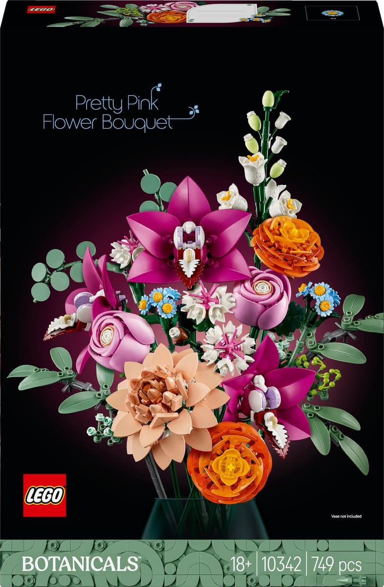 LEGO Botanical Collection - Roze boeket Constructiespeelgoed — afbeelding 1
