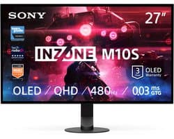Sony INZONE M10S – 27 inch - OLED QHD – 480Hz - Gaming Monitor