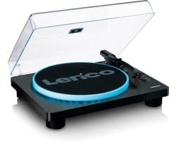 Lenco Platenspeler - Ingebouwde Speakers - Auto-stop - USB encoding - LED-verlichting- LS-50LEDBK - Zwart