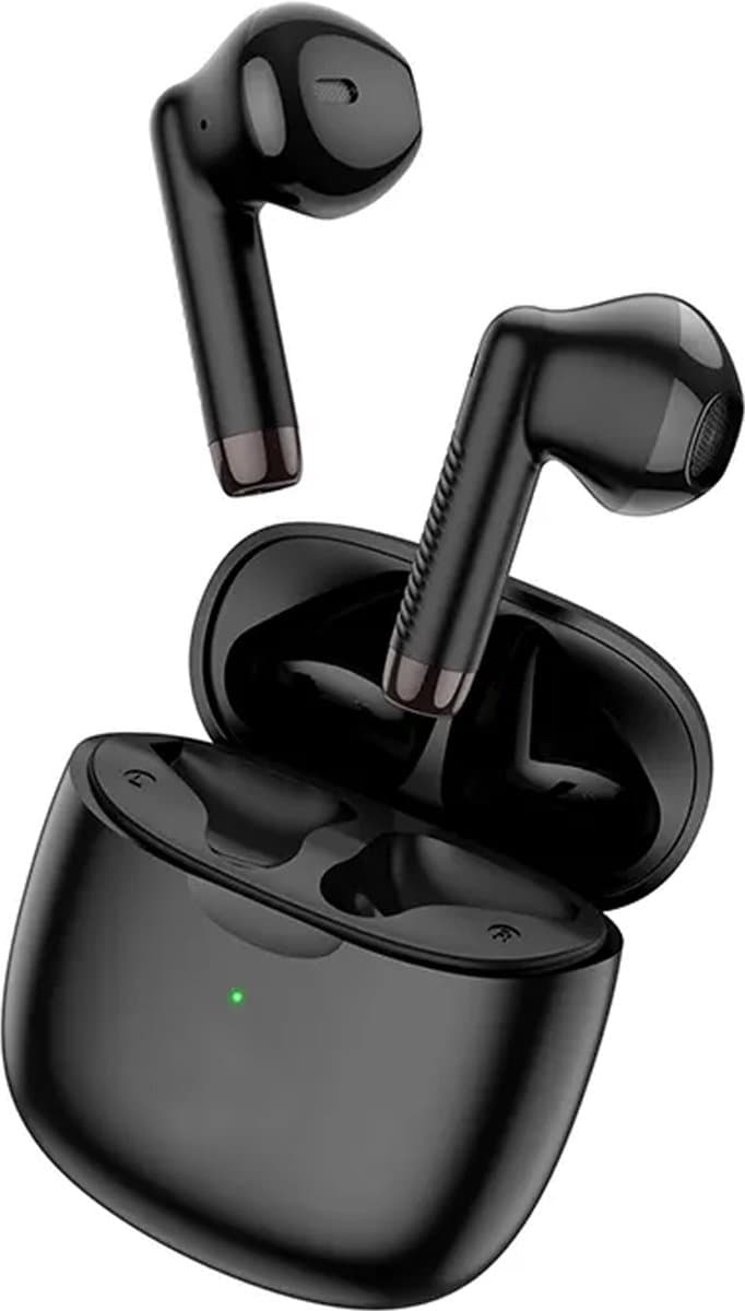 Golden Sound draadloze oordopjes - Bluetooth oordopjes - Earbuds - Draadloze oortjes - Sport oordopjes - Earpods - Geschikt voor elke smartphone en laptop - Zwart — afbeelding 1