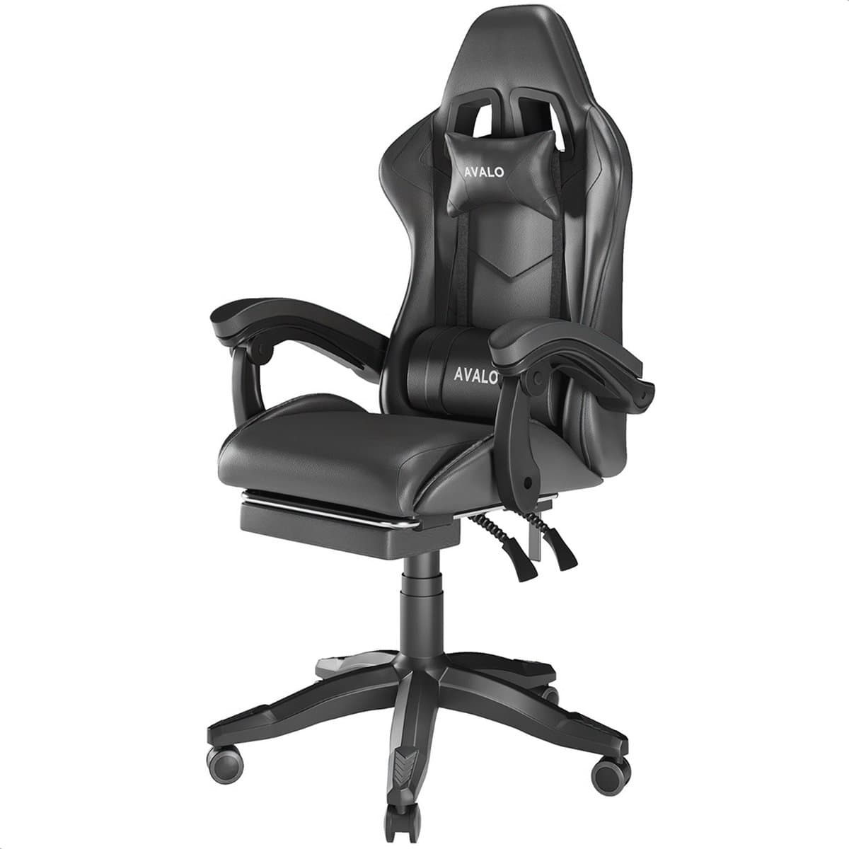 Avalo Gaming Stoel - Gamestoel Ergonomisch Verstelbaar - Bureaustoel - Gaming Chair voor Bureau - Zwart — afbeelding 1