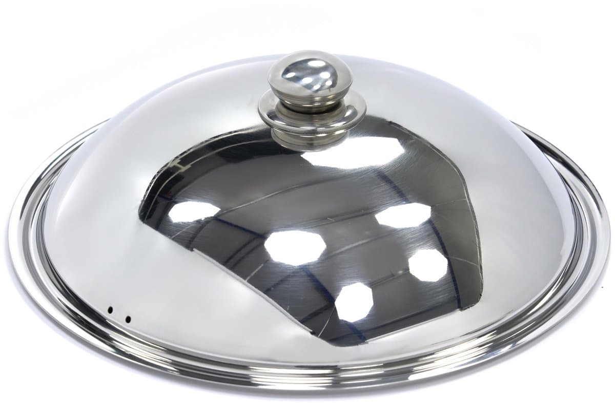 Wok Deksel - Ø 36 cm - RVS - Inductie — afbeelding 1