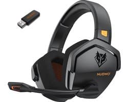 NUBWO G06 - 2.4GHz Draadloze Gaming Headset - Bluetooth koptelefoon - Met microfoon - Geschikt voor PC/PS4/PS5 - Zwart