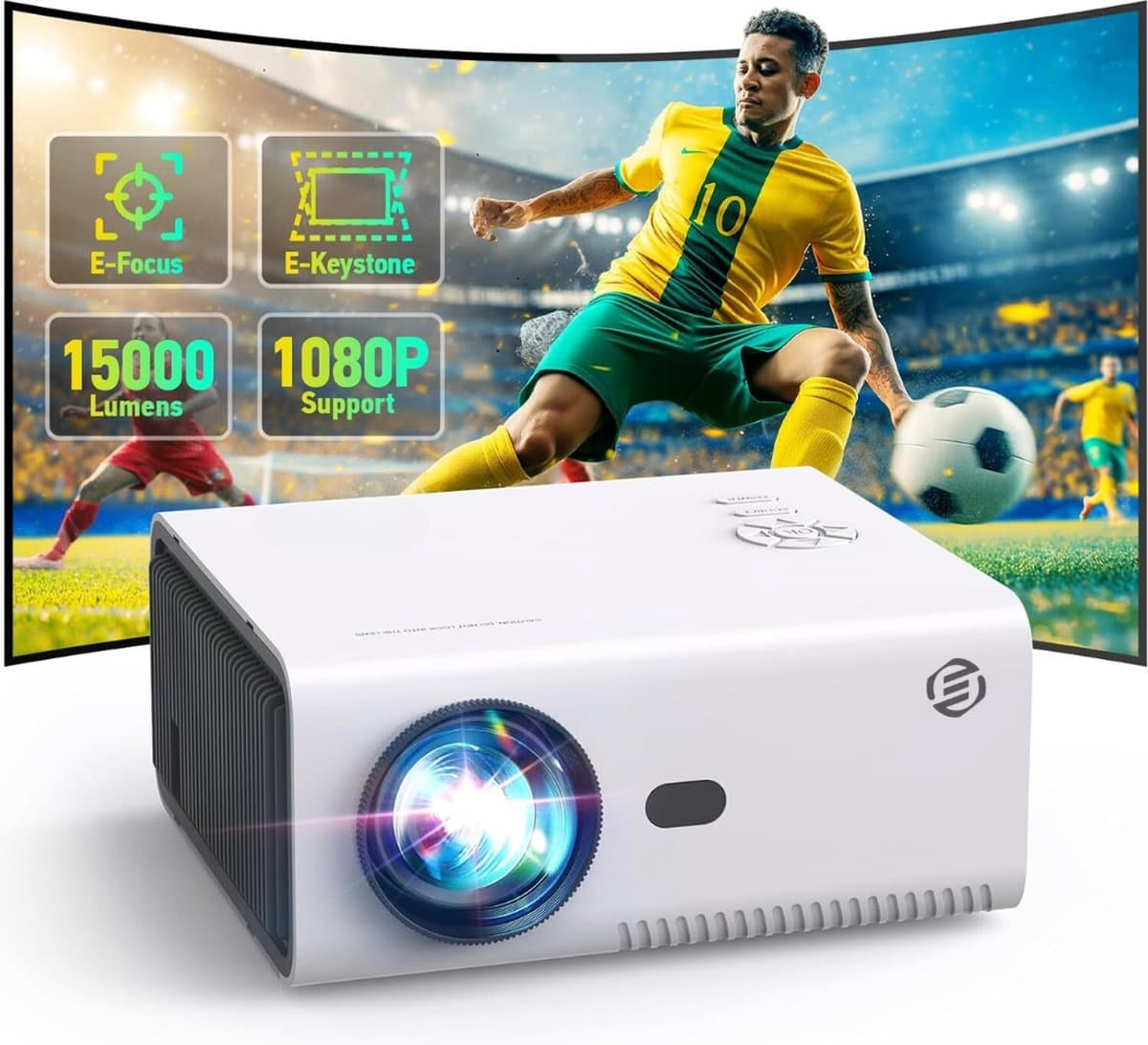 Equivera Mini Beamer - Draagbare Beamer - Beamer - Mini Beamer Projector - Projector - Mini Projector — afbeelding 1