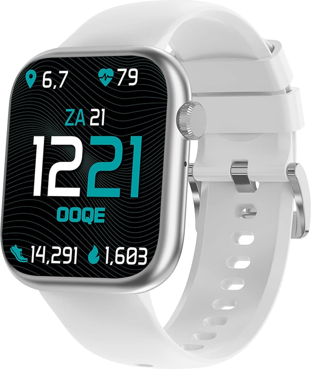 OOQE WATCH PRO 7 - Smartwatch Heren en Dames | Wit — afbeelding 1