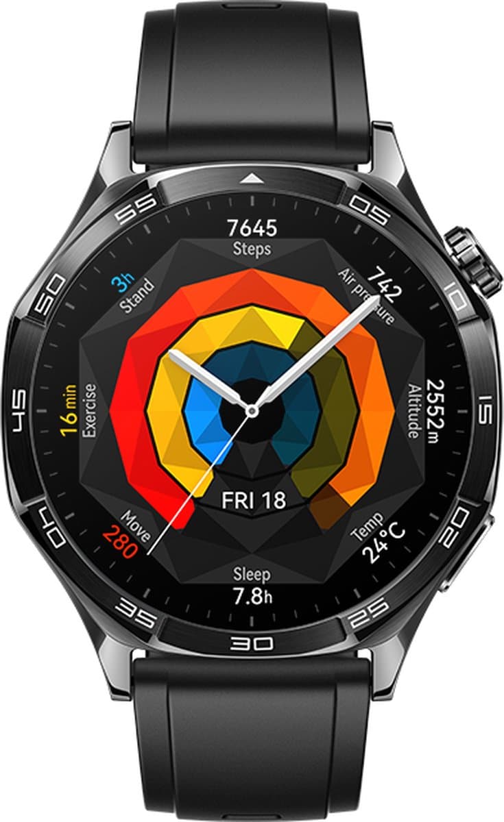 HUAWEI WATCH GT5 46 mm Smartwatch Zwart — afbeelding 1