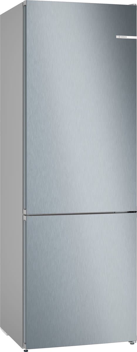Bosch KGN492LDF - Serie 4 - Koel-vriescombinatie - Extra breed - RVS - Total No Frost nooit meer ontdooien - Zeer stil - VitaFresh XXL 0°C: houd etenswaren langer vers met extra ruime vershoudlades — afbeelding 1