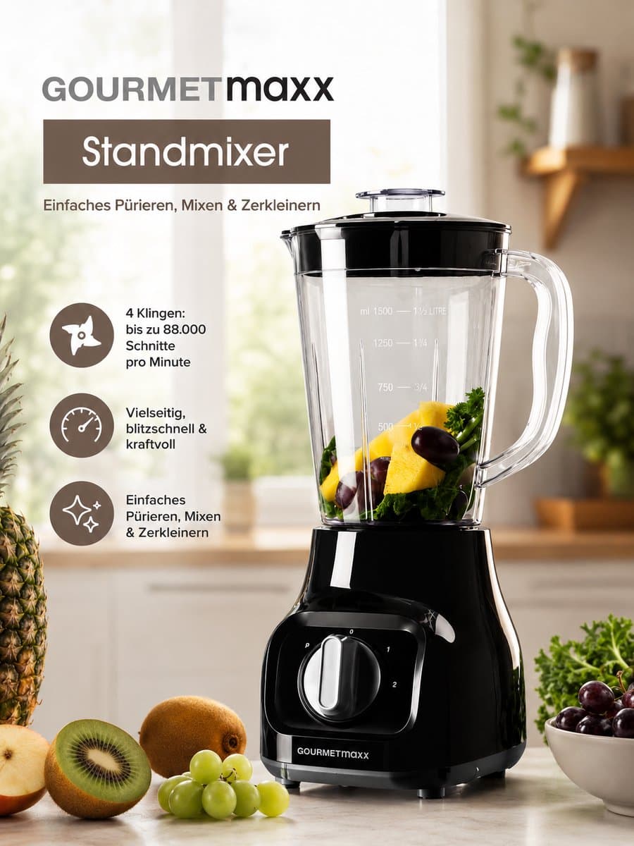 Gourmetmaxx Standmixer — afbeelding 1