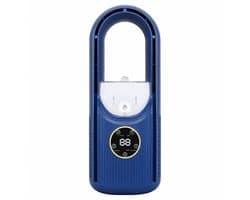 Tafelventilator-Bureau ventilator -Bureau ventilator bladlooz - 6 instelbare snelheden - 2-in-1 luchtbevochtiger - Stille bureauventilator voor thuis - blauw