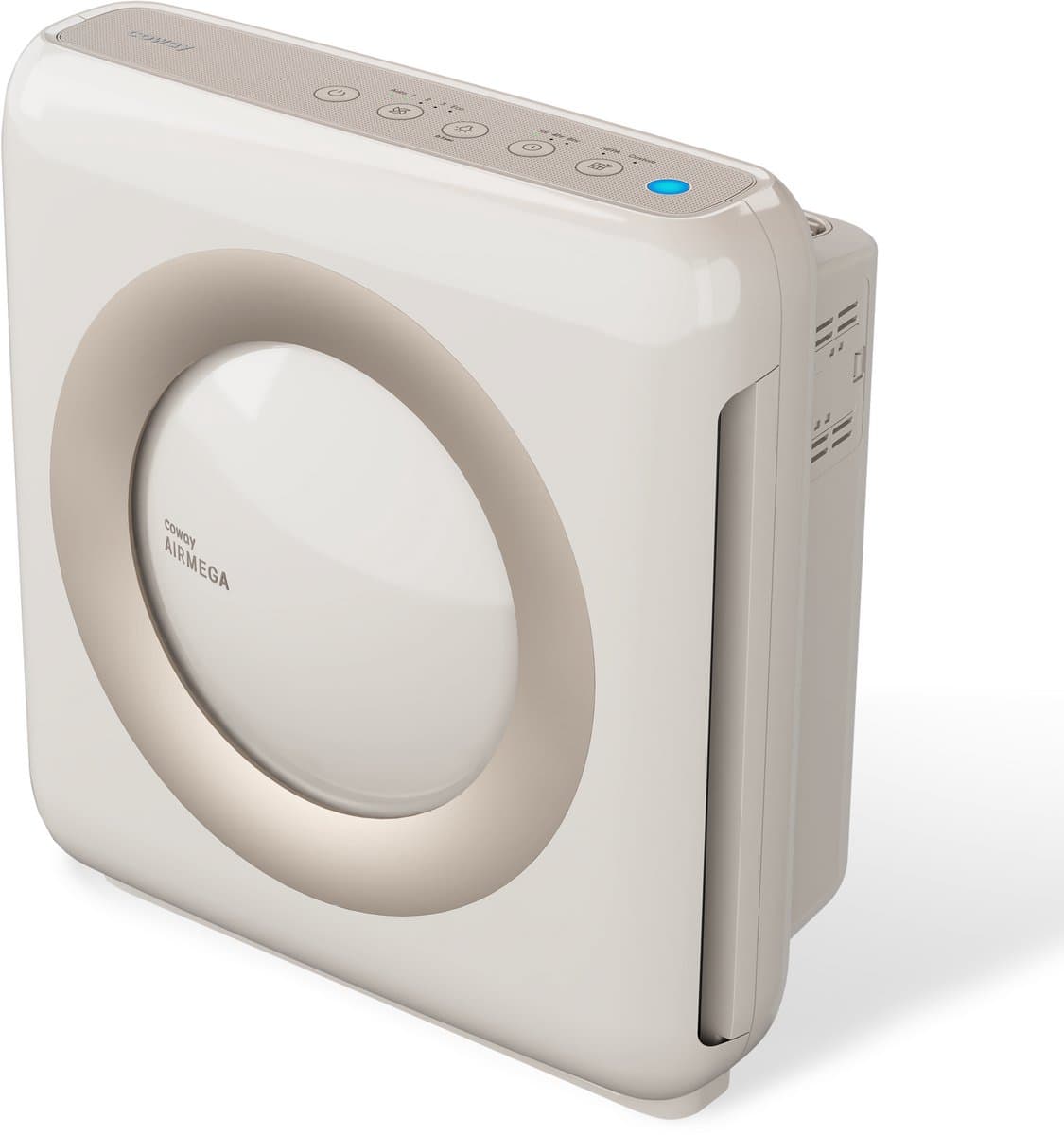 Coway MIGHTY AP-1512HH Luchtreiniger – HEPA 13 filter + Koolstoffilter – CADR 421 m³/u – Voor ruimtes tot 109 m² – Slaapstand – Luchtkwaliteit Indicator – Tegen Hooikoorts, Allergie, Huisstofmijt, Stof & Pollen – Air Purifier - Beige — afbeelding 1