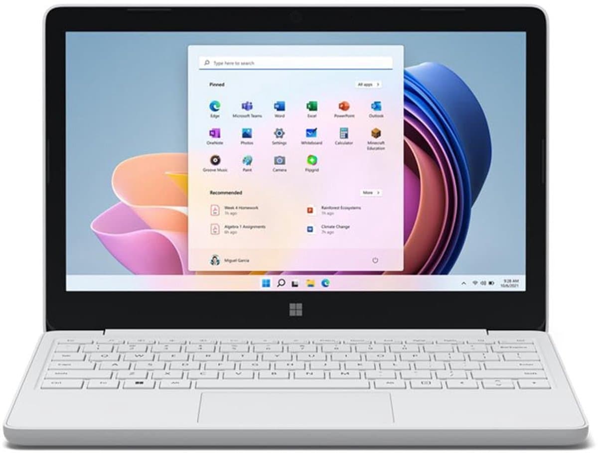 Microsoft Surface Laptop SE - Intel N4120 - 8 GB - 128 GB SSD - 11.6'' - Windows 11 SE — afbeelding 1