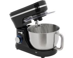 Keukenmachine 1000W - Mixer Kneedmachine - Thuis Bakken - Krachtige Koperen Motor - 45 liter kom - Zwart