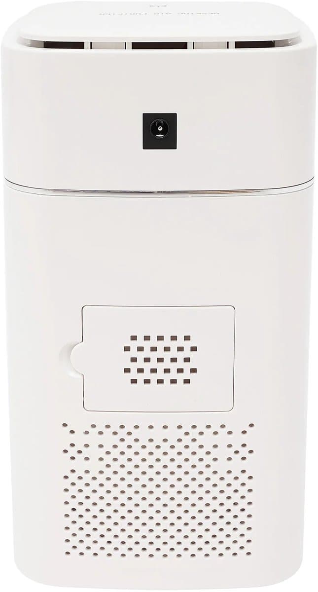 RosaBloom Compacte Luchtreiniger met HEPA-Filter & Negatieve Ionen - Verwijdert Stof, Rook, Geuren & PM2.5 - Fluisterstil - Wit — afbeelding 1