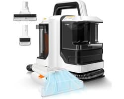Flolife -Spot Cleaner 750W Handheld Tapijtreiniger – 11/15 kPa Krachtige Spray & Zuigfunctie – Voor Bank, Tapijt en Gordijnen