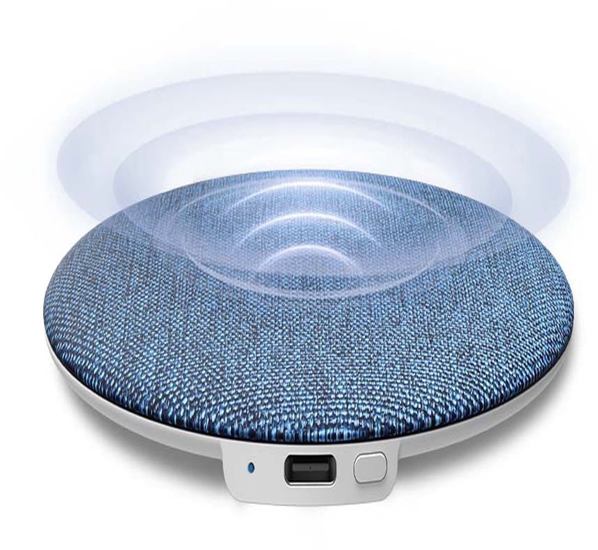 Ultradunne luidspreker voor onder het kussen, speciaal ontworpen voor tijdens het slapen, Bluetooth 5.4, Hi-Fi geluidskwaliteit, met een slaaptimer om je te helpen in slaap te vallen en te ontspannen, ultralange batterijduur van 20-48 uur, blauw. — afbeelding 1