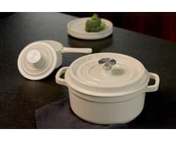 Nois Tierra - Gietijzeren Pan - 20cm - 2,3L - Crème