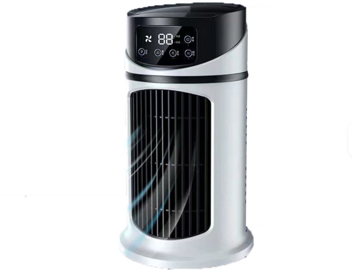 Avemnext Draagbare Luchtkoeler Bureauventilator - USB Persoonlijke Airconditioner met Bevochtiger - Stille Koelventilator voor Thuis en Kantoor — afbeelding 1