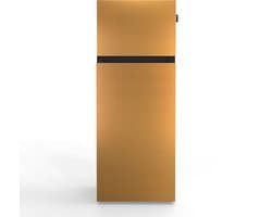 NUNKI MEDIUM-ABRZ / Dubbel-Deurs Koelkast, E Klasse, 206l, Brushed Bronze - Texture (ALL sides)