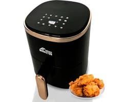 Compacte Airfryer - Heteluchtfriteuse - Gezond Koken - 9-in-1 Functies - 36 Liter - Zwart