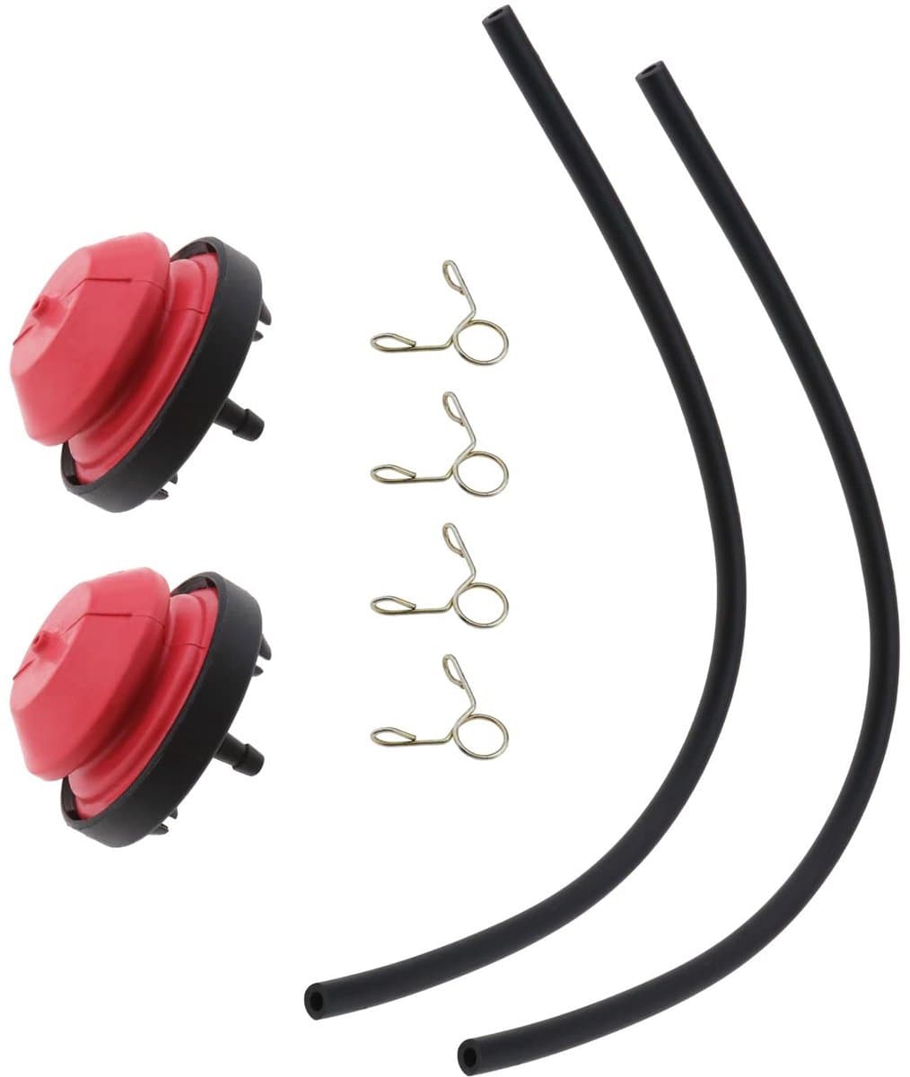 Dailygoods- Primerpomp Set - 2 x Brandstofpompen - 2 x Brandstofleidingen - 4 x Klemmen - Compatibel met TECUMSEH AV520 - Duurzaam Plastic - Brandstofpomp — afbeelding 1